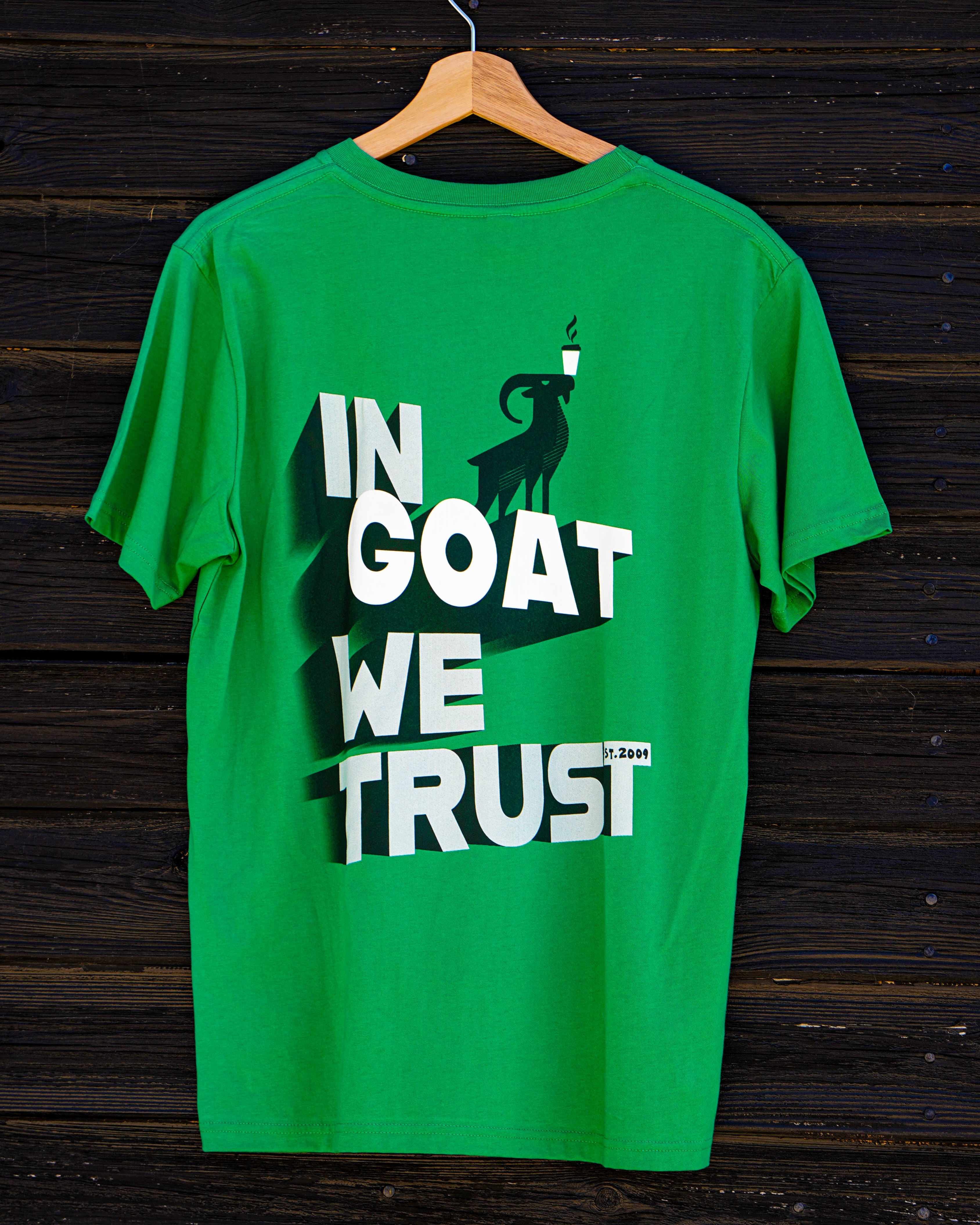 In GOAT We Trust Tee